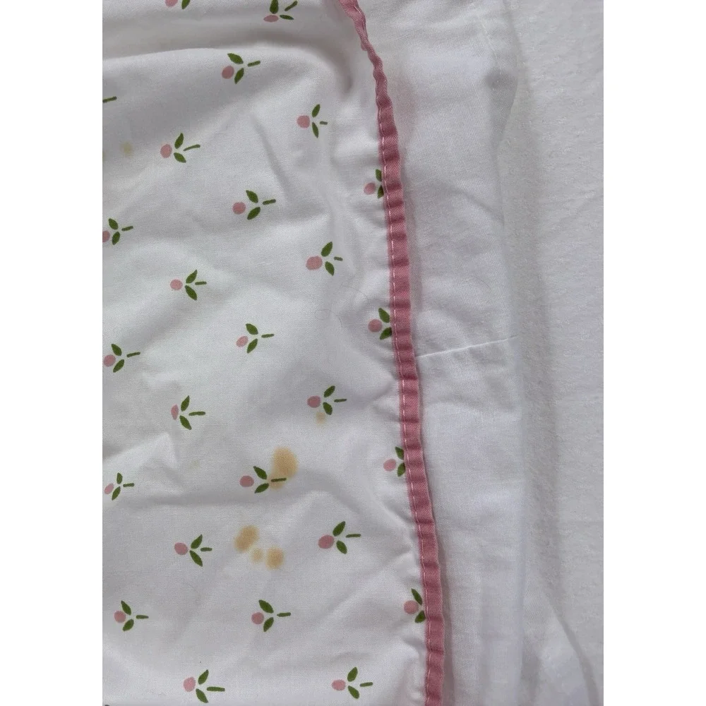 Laura Ashley Castleberry Pink Tulip King Size Dust Ruffle Layered Bedskirt